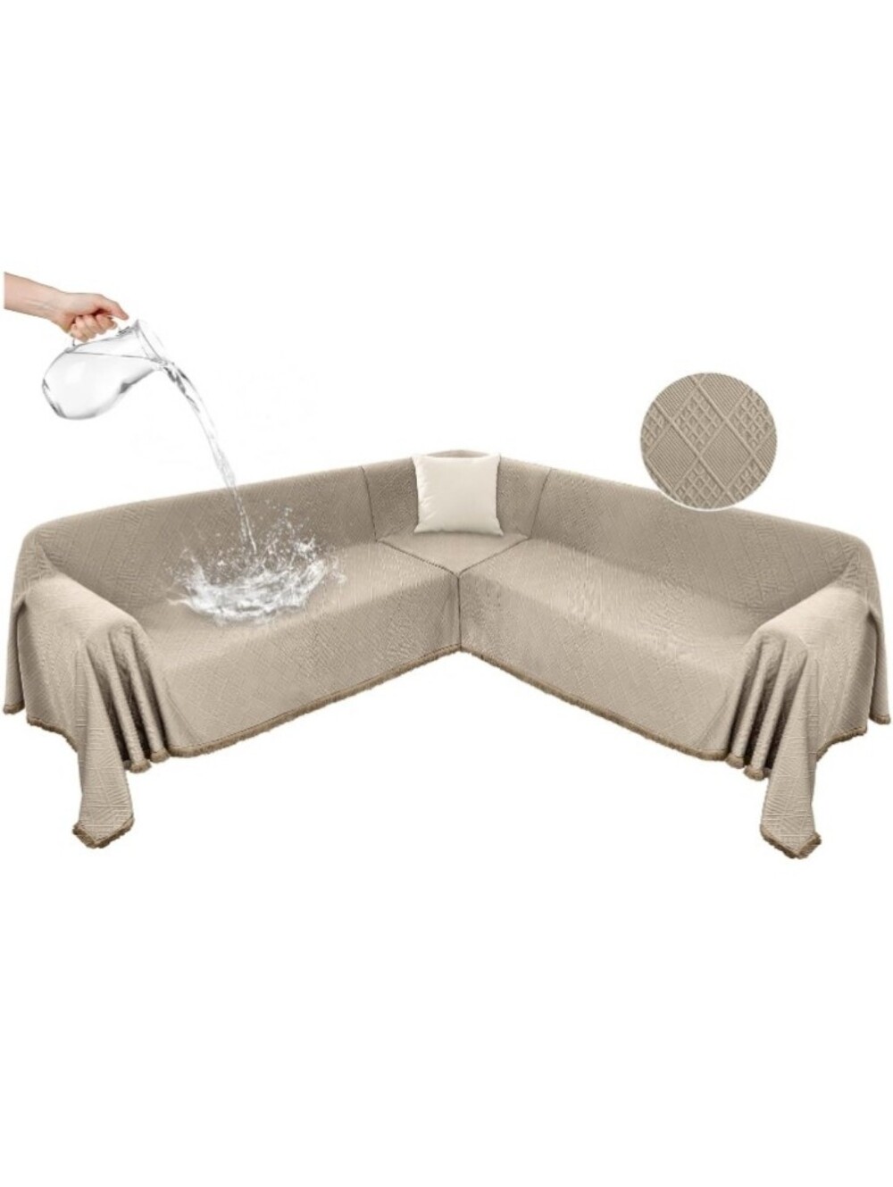 Waterproof Sectional Couch Covers Sectional Sofa Cover L Shaped Corner Sofa Slip